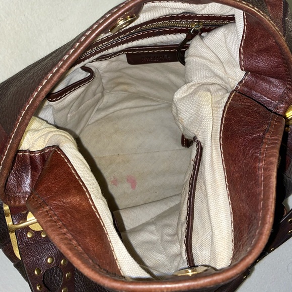 Brown Leather Michael Kors Shoulder Purse - Picture 4 of 4